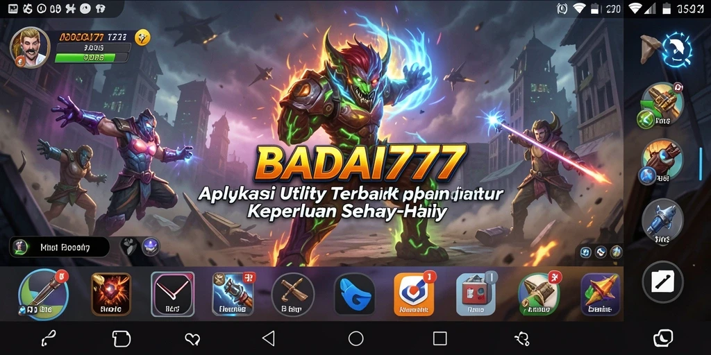 Tampilan utama BADAI777 dengan fitur manajemen tugas yang intuitif.