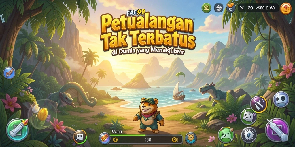 Tangkapan layar gameplay menampilkan petualangan seru di dunia <strong>Open World</strong> yang menakjubkan.
