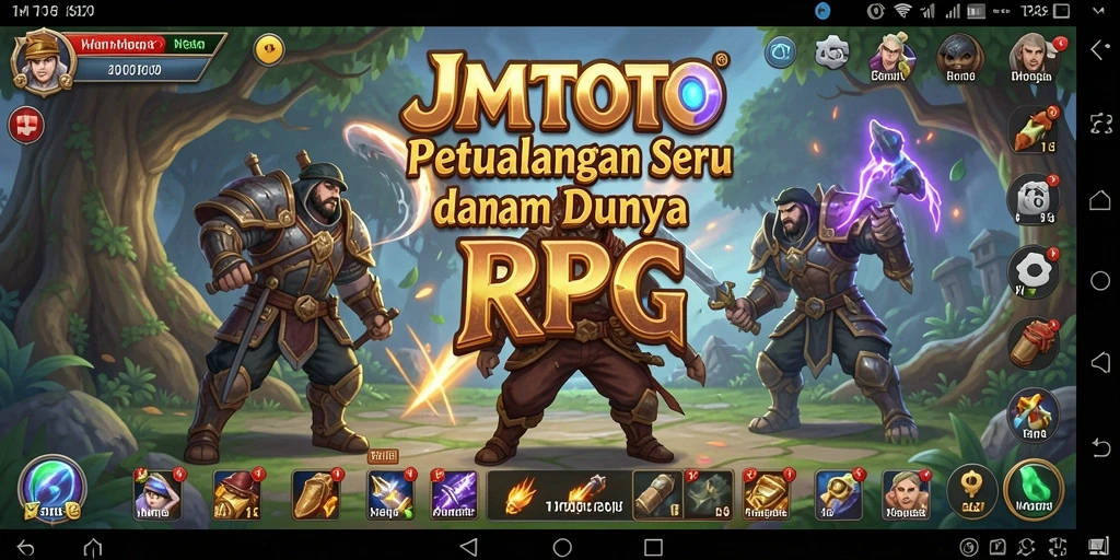 Tampilkan aksi seru dalam gameplay RPG JMTOTO.