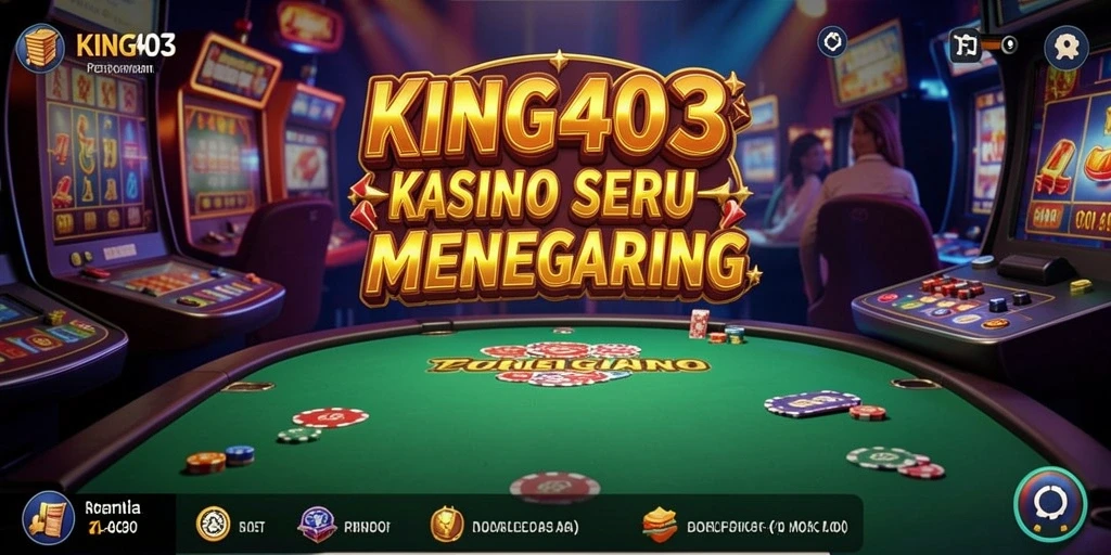 Tampilan utama gameplay Kasino yang mendebarkan di KING403.