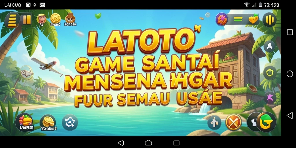Gambaran gameplay LATOTO penuh warna dan menyenangkan.