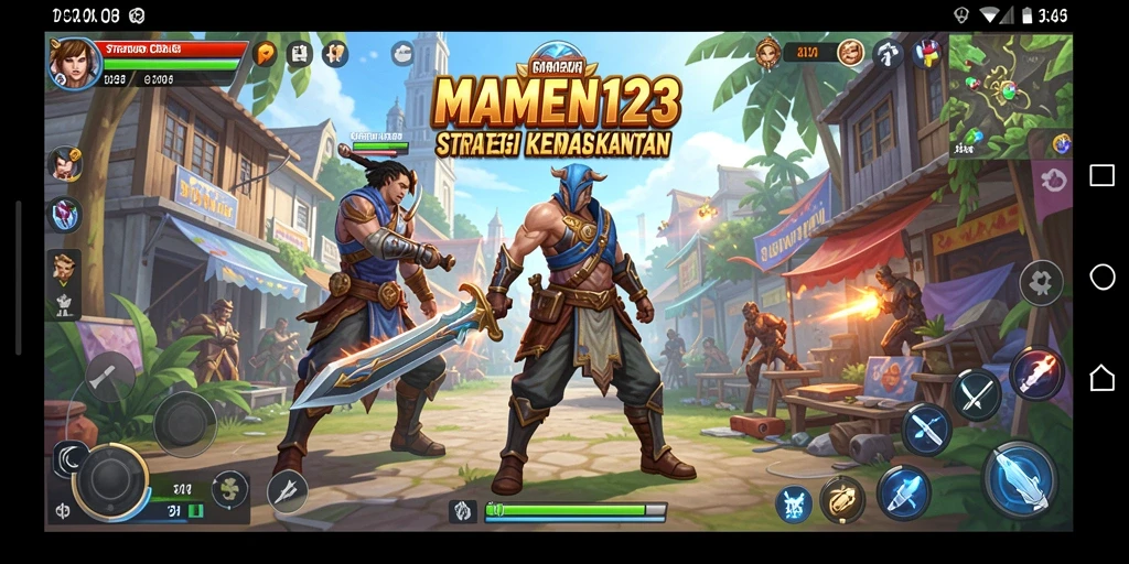 Tampilan gameplay <strong>MAMEN123</strong> yang menantang dan strategis.