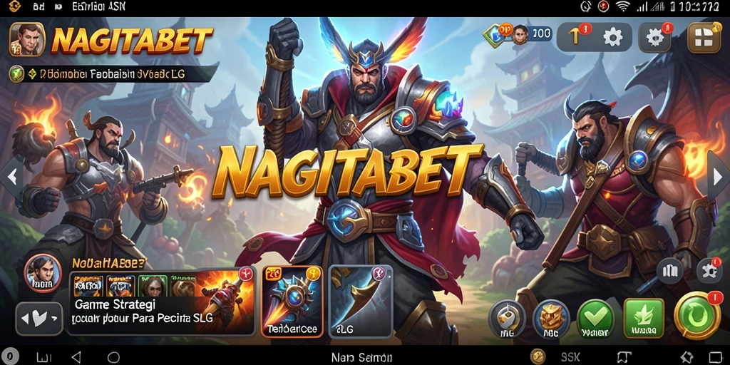 Screenshot NAGITABET menampilkan aksi seru dalam gameplay SLG.