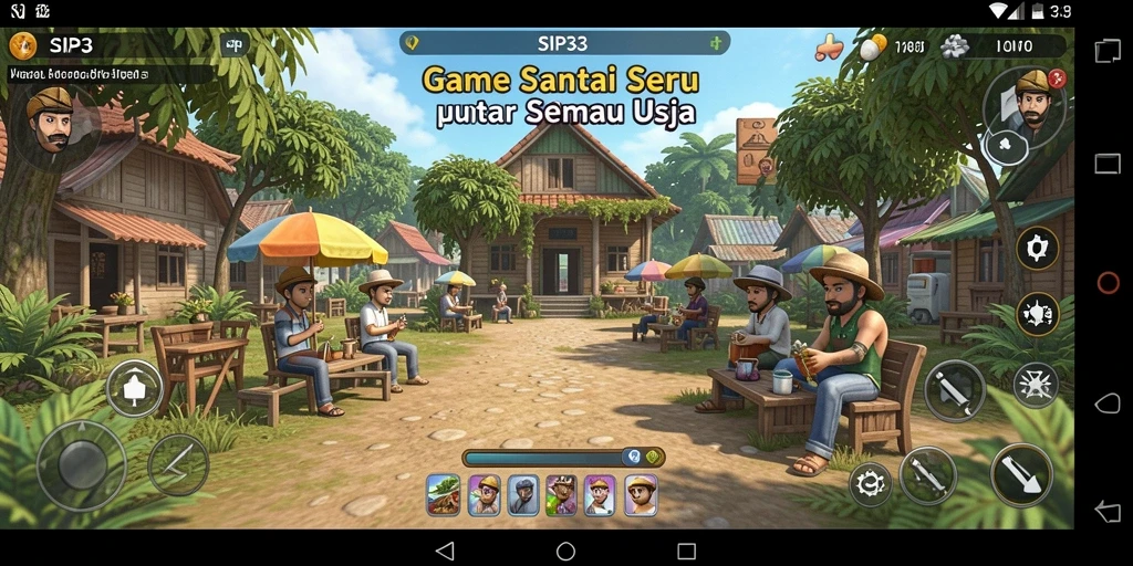Tangkapan layar SIP33 menampilkan gameplay mengasyikkan dan penuh warna.