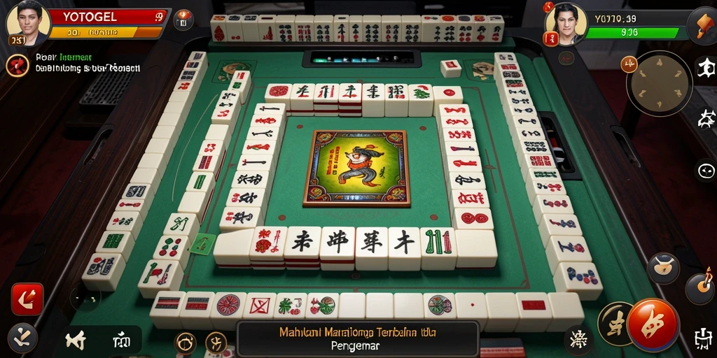 Tampilan permainan Mahjong yang menarik dan interaktif di YOTOGEL.
